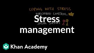 Stress management  Processing the Environment  MCAT  Khan Academy [upl. by Rizzi]