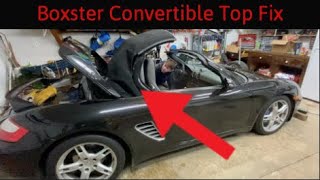 How to Fix Porsche Boxster Convertible Top 986987 [upl. by Anin]