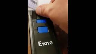 Eyoyo Bluetooth Barcode Scanner Setup  How to Silence Eyoyo  Eyoyo Barcode Scanner Manual [upl. by De]