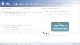 Inheritance 4  Overriding with toString Java [upl. by Neurath]