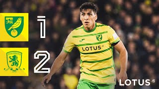 HIGHLIGHTS  Norwich City 12 Middlesbrough [upl. by Htebzile957]