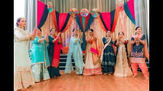 GIDHA amp BOLIYAN PERFORMANCE AT SANGEET  AMAN amp SIMAR 2022  ADELAIDE AUSTRALIA [upl. by Tonye]