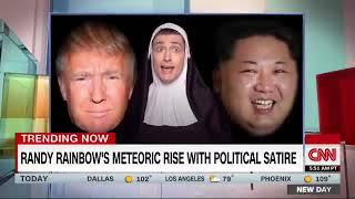 CNN interview with Randy Rainbow [upl. by Ilzel452]