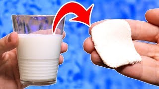 CÓMO HACER PLÁSTICO CASERO CON LECHE [upl. by Rebmit]