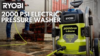 RYOBI 2000 PSI Electric Pressure Washer [upl. by Peterus840]