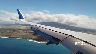 Landing at Kona International Airport Hawaii the Big Island [upl. by Aldredge395]