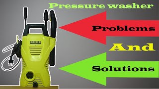 Pressure washer  3 Common problems amp solutions [upl. by Aliemaj]