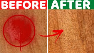 Best Way to Remove Dried Paint from Wood Without chemicals  House keeper [upl. by Akisey433]