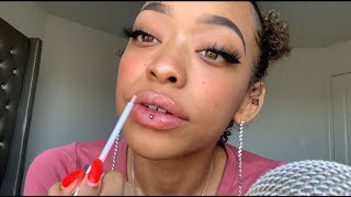 ASMR  COLOURPOP HAUL ♡ LIPSTICK APPLICATION  MOUTH SOUNDS [upl. by Euqcaj280]