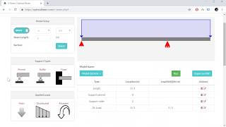 Beam Calculator  Free Version Demo  Optimal Beam [upl. by Figueroa]