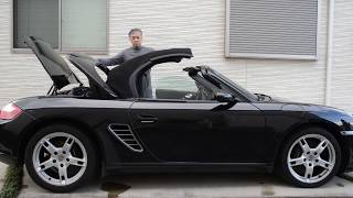 boxster 987 convertible top fix  manual modification [upl. by Manley]