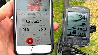 Strava iPhone App vs GPS Bike Computer Elemnt BOLT [upl. by Leonardo762]