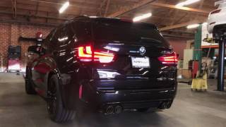 BMW F85 X5 M with FI Exhaust  Catless Downpipe [upl. by Jameson]