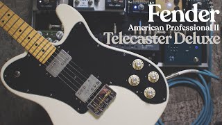 Fender American Professional II Telecaster Deluxe  ReviewDemo [upl. by Lorie784]