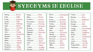 120 Super Common Synonyms to Increase Your Vocabulary in English [upl. by Daberath]