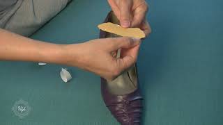 How To Put Heel Inserts Into Your Shoe  How To Apply Foot Petals [upl. by Watkins228]