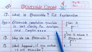 override annotation in java  Learn Coding [upl. by Knutson728]