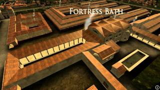 Animation of ancient Roman Fort in Caerleon Wales [upl. by Rusel]