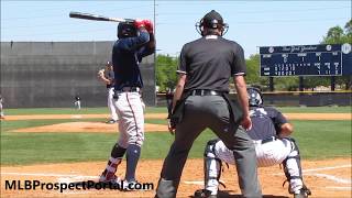 Ronald Acuna Jr  Atlanta Braves prospect OF  Full RAW Video [upl. by Inol]