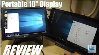 REVIEW Eyoyo 10quot Mini Portable Display Monitor HD IPS [upl. by Bala]