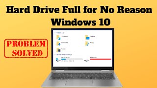 Hard Drive Full for No Reason Windows 10 [upl. by Ahsirtap]