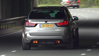 HAMANN BMW X5M F85 740HP  FLAMES POP amp BANGS amp Accelerations [upl. by Uzial270]