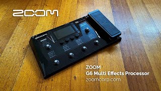 ZOOM G6 MultiEffects Processor [upl. by Ahsela]