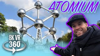 Atomium Brussels  Guided Tour  8K 360 VR Video [upl. by Tenahs]