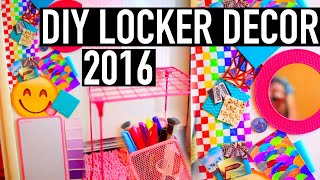 CUTE DIY LOCKER DECOR [upl. by Nailimixam]