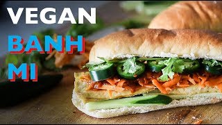 Vegan Banh Mi Recipe  HOW TO MAKE VIETNAMESE Bánh Mì SANDWICH [upl. by Alphonsine212]