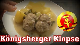 DDR Küche  Königsberger Klopse [upl. by Nishi]