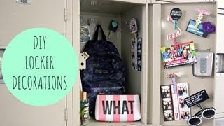 DIY Locker Decorations For Back To School [upl. by Mimi]