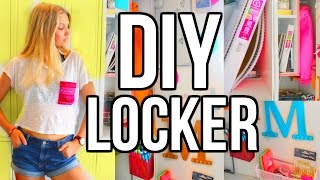 Tumblr Locker Organization amp DIY Decorations Back To School 2016 [upl. by Vassily]