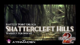 Guild Wars 2  Sparkfly Fen Insight Shattercleft Hills [upl. by Cesaria611]