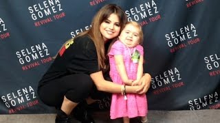 Watch Selena Gomez Dance With Adorable 7YearOld Audrey Nethery Who is Battling Rare Disease [upl. by Biddick]