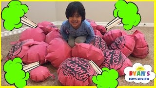 GIANT WHOOPEE CUSHION Toys for kids with Ryan [upl. by Ahl]