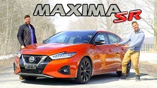 2019 Nissan Maxima SR Review  A 40000 Performance Sedan [upl. by Kimon282]