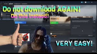 How to fix games showing as uninstalled STEAM 2022 [upl. by Lebasile]