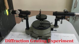 Diffraction Grating Experiment [upl. by Eyaf]