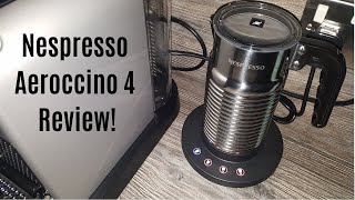 Nespresso Aeroccino 4 Milk Frother Review  Worth upgrading from the Aeroccino 3 [upl. by Thilde]