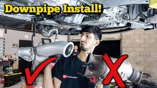 How To Install Downpipe On Your N55 BMW VRSF DP on E82 [upl. by Beatrisa82]