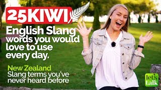 25 KIWI English Slang words  Speak English like a Native Speaker  English Vocabulary Lesson [upl. by Samohtnhoj]