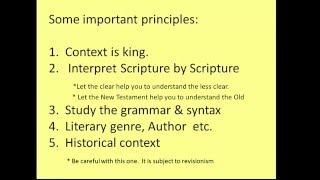 Exegesis and Hermeneutics  Lesson 7 [upl. by Raeann]