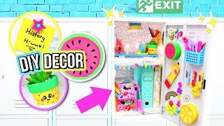 DIY Locker Decorations DECORATING MY LOCKER How To Locker Organization [upl. by Aden]