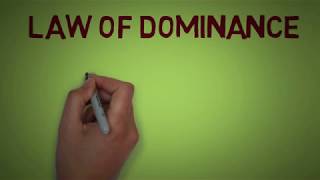 Principles of Genetics  Law of Dominance [upl. by Ralyt]