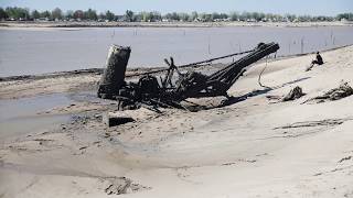 Footage of vanished Michigan lake after dam failure [upl. by Ener]