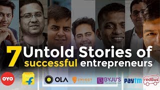 Untold Inspirational Stories of successful entrepreneurs  India [upl. by Salomone]