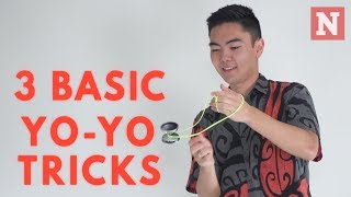 Learn How To Do These 3 Basic YoYo Tricks From Champion Evan Nagao [upl. by Napier302]