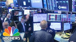 Stock Trading Halted After Markets Plunge At Market Open  NBC News [upl. by Germain]