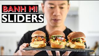 Banh Mi Sliders  Vegan Vietnamese Sandwich Recipe ɓǎjŋ̟ mî [upl. by Sherwood]